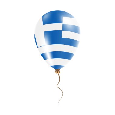Yunanistan balon bayrak parlak hava Ballon ülke ulusal renkleri ülke bayrağı kauçuk ile