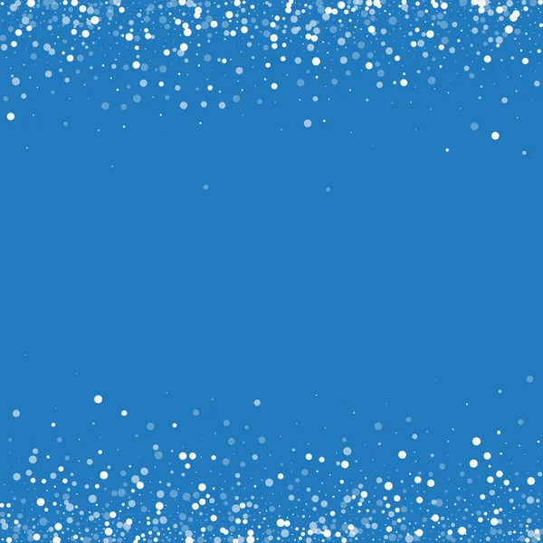 Mavi renkli vektör rasgele düşen rasgele düşme ile beyaz noktalar sınırları beyaz noktalar — Stok Vektör