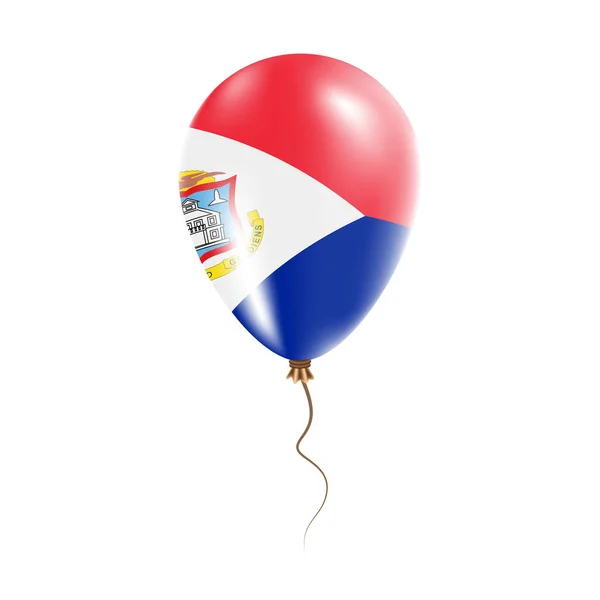 Balão de Sint Maarten com bandeira Balão de ar brilhante no país Bandeira de país de cores nacionais — Vetor de Stock