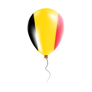 Belçika balon bayrak parlak hava Ballon ülke ulusal renkleri ülke bayrağı kauçuk ile