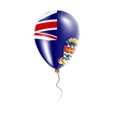 Cayman Adaları balon bayrak parlak hava Ballon ülke ulusal renkleri ülke bayrağı ile