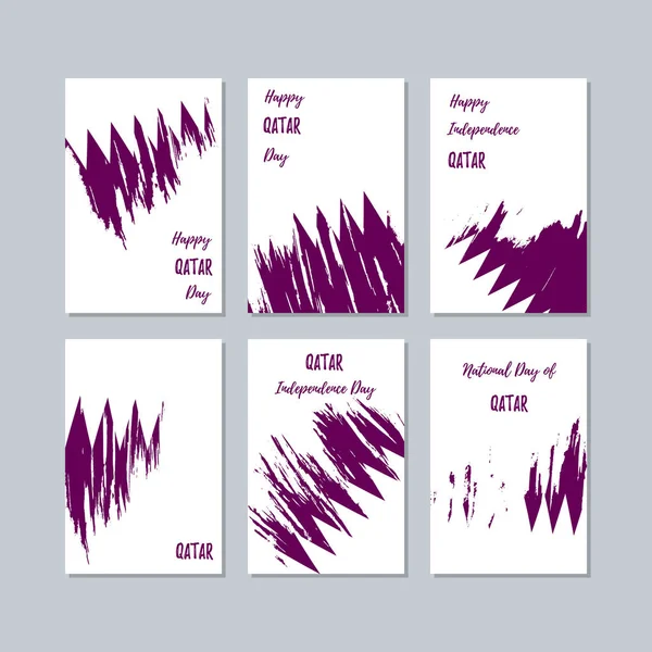 Milli Günü ifade fırça darbesi beyaz Milli bayrak renk katar vatansever kartları