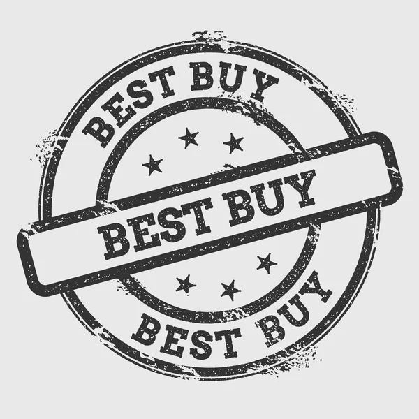 En iyi satın almak lastik damgası izole Grunge beyaz arka plan üzerinde metin mürekkep dokulu yuvarlak mühür ve