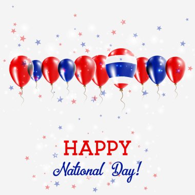 Tayland Bağımsızlık günü pırıl pırıl vatansever Poster Mutlu Bağımsızlık günü kartı Tayland ile