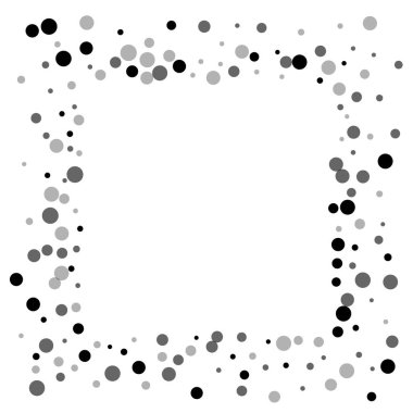 Rasgele siyah noktalar beyaz arka planda vektör rasgele siyah noktalar ile dağınık kare kare