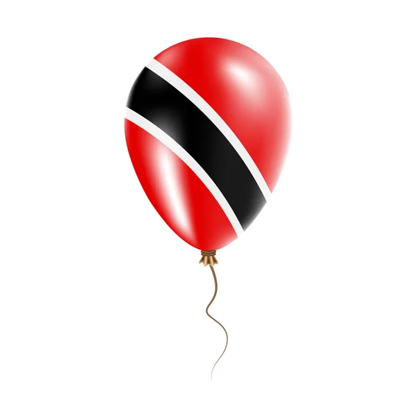 特立尼达和多巴哥气球与光明气球于国家民族色彩国家的旗帜 — 图库矢量图片