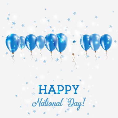 Honduras Bağımsızlık günü pırıl pırıl vatansever Poster Mutlu Bağımsızlık günü kartıyla Honduras