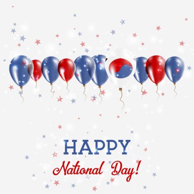 Kore Cumhuriyeti Bağımsızlık günü pırıl pırıl vatansever Poster Mutlu Bağımsızlık günü kartı ile