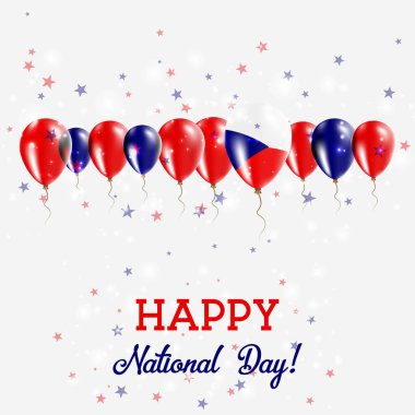 Çek Cumhuriyeti Bağımsızlık günü pırıl pırıl vatansever Poster Mutlu Bağımsızlık günü kartı ile çek