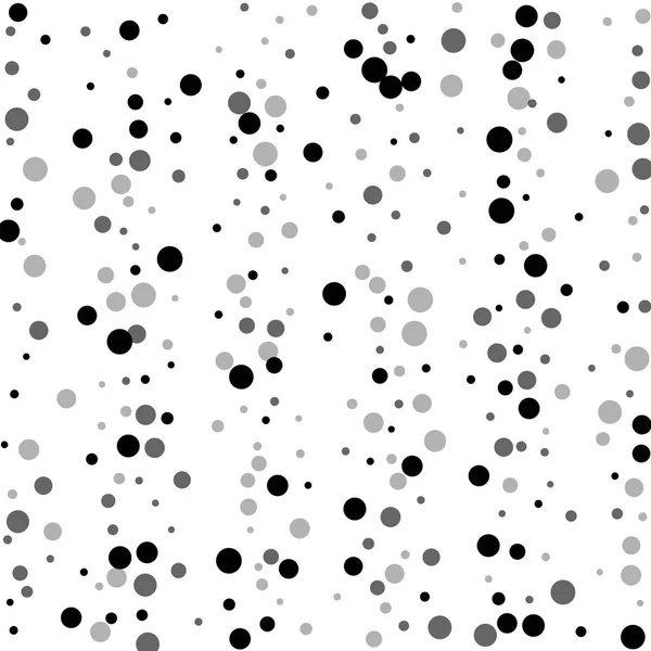 Pois noirs aléatoires Lignes verticales Scatter avec des points noirs aléatoires sur fond blanc Vecteur — Image vectorielle