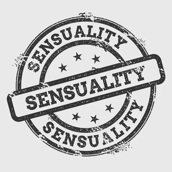 Duygusallık lastik damgası izole Grunge beyaz arka plan üzerinde metin mürekkep dokulu yuvarlak mühür ve