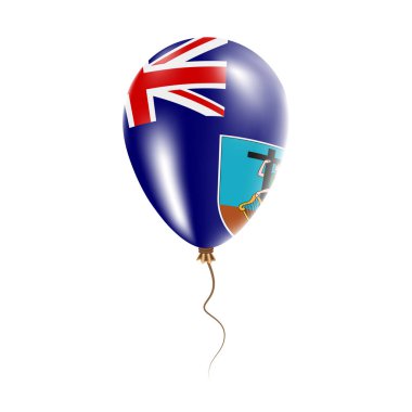 Montserrat balon bayrak parlak hava Ballon ülke ulusal renkleri ülke bayrağı kauçuk ile