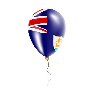 Anguilla balon bayrak parlak hava Ballon ülke ulusal renkleri ülke bayrağı kauçuk ile