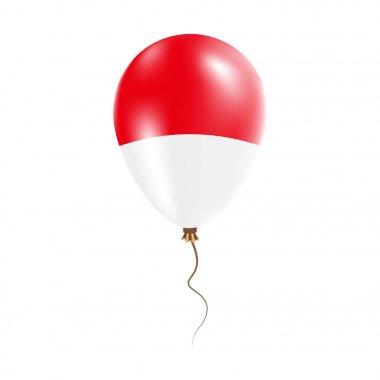 Endonezya balon bayrak parlak hava Ballon ülke ulusal renkleri ülke bayrağı kauçuk ile