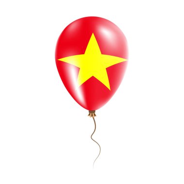Vietnam balon bayrak parlak hava Ballon ülke ulusal renkleri ülke bayrağı kauçuk ile