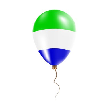 Sierra Leone balon bayrak parlak hava Ballon ülke ulusal renkleri ülke bayrağı ile