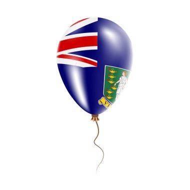 İngiliz Virgin Adaları balon bayrak parlak hava Ballon ülke ulusal renkleri ülke ile