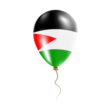Balon bayrak parlak hava Ballon ülke ulusal renkleri ülke ile Filistin devlet