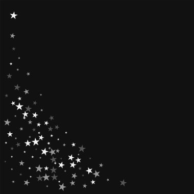 Rastgele sabit yıldız sol köşede siyah arka plan Bizarre rastgele sabit yıldız ile alt