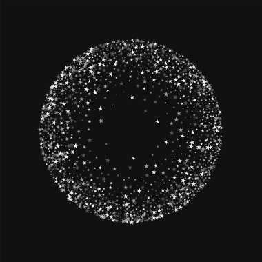 Düşen şaşırtıcı inanılmaz düşüyor yıldız siyah arka planda Awesome vektör çerçeve yuvarlak yıldız
