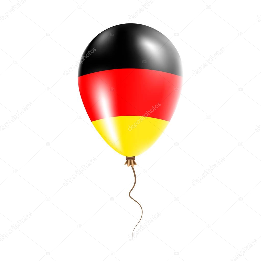 Germany balloon with flag Bright Air Ballon in the Country National Colors Country Flag Rubber