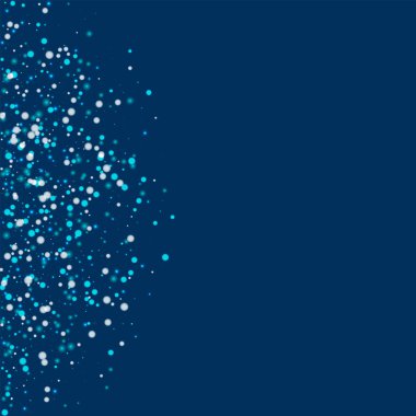 Derin mavi yağan kar şaşırtıcı ile yarım daire yağan kar kaldı şaşırtıcı arka plan getiriliyor