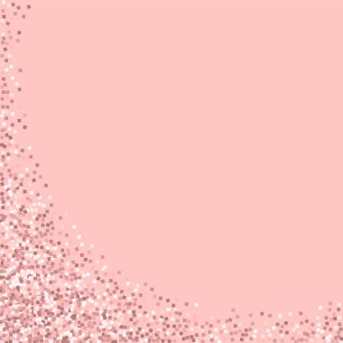 Pembe altın glitter soyut sol alt köşede pembe arka plan harika pembe altın glitter ile