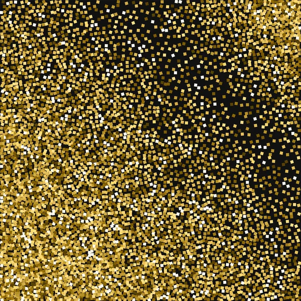 Altın glitter soyut desen siyah arka plan güzel vektör çizim üzerine altın glitter ile — Stok Vektör