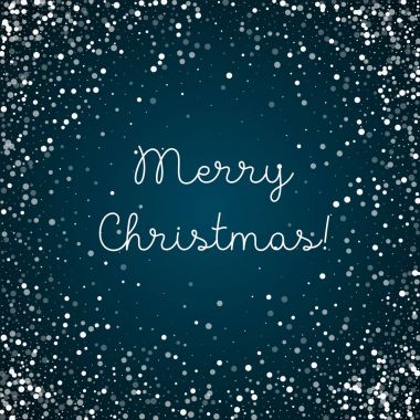 Neşeli Noel tebrik kartı Random düşen beyaz noktalar beyaz noktalar düşen Random arka plan