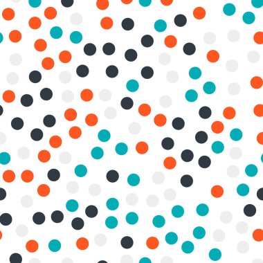 Renkli lekeli seamless modeli siyah 17 arka plan büyük klasik renkli lekeli