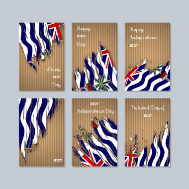 Biot vatansever kartları Milli Günü ifade fırça darbesi kraft ulusal bayrak renk için