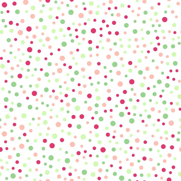 Puncte polka colorate model fără sudură pe negru 20 fundal încântător clasic colorat puncte polka — Vector de stoc