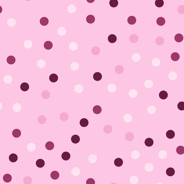 Kleurrijke polka dots naadloze patroon op helder 22 achtergrond prachtige klassieke kleurrijke polka dots — Stockvector
