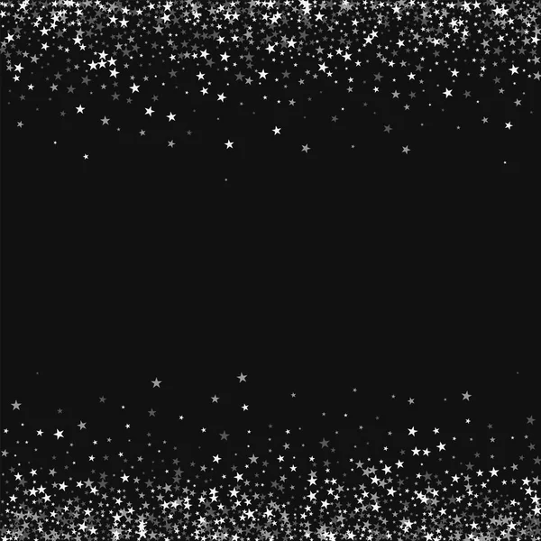 Erstaunliche Sternschnuppen Grenzen mit erstaunlichen Sternschnuppen auf schwarzem Hintergrund attraktiver Vektor — Stockvektor