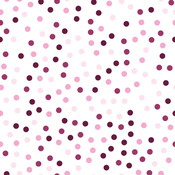 Kleurrijke polka dots naadloze patroon op wit 22 achtergrond Fetching klassieke kleurrijke polka dots — Stockvector