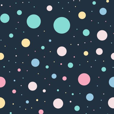 Renkli lekeli seamless modeli siyah 9 arka plan güzel klasik renkli lekeli