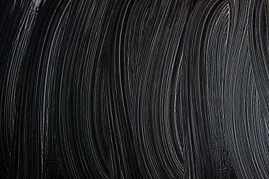 Beyaz sabun doku siyah arka planda el yapımı hipster köpük doku harika beyaz köpük