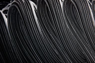 Beyaz sabun doku adil beyaz köpük üzerinde siyah arka plan el yapımı hipster köpük doku soyut