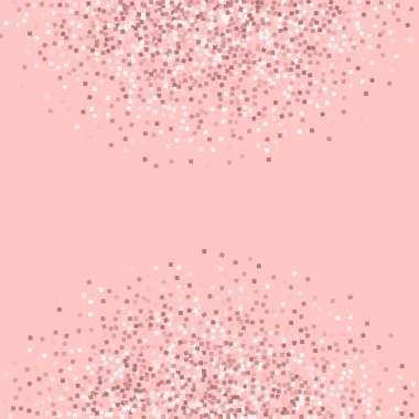 Pembe göz alıcı vektör arka plan üzerinde pembe altın glitter ile pembe altın glitter soyut yarım daire
