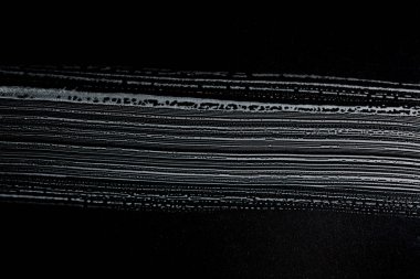 Beyaz sabun doku müthiş beyaz köpük üzerinde siyah arka plan el yapımı hipster köpük doku soyut