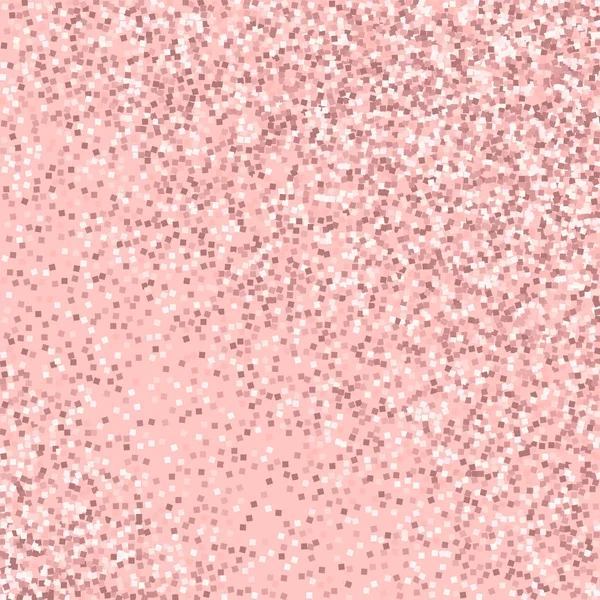 Pembe altın glitter Random dağılım ile pembe arka plan güzel vektör üzerinde pembe altın glitter