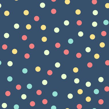 Parlak 16 renkli lekeli Dikişsiz desen arka plan güzel klasik renkli lekeli