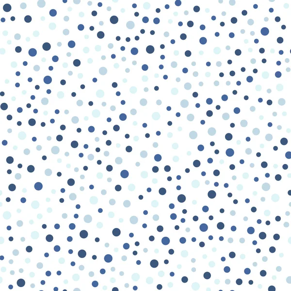 Bunte Tupfen nahtloses Muster auf weißem Hintergrund 23 schillernde klassische bunte Tupfen — Stockvektor