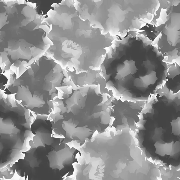Чорно-білий безшовні аквареллю текстуру фону милий абстрактна чорно-біла безшовні — стоковий вектор
