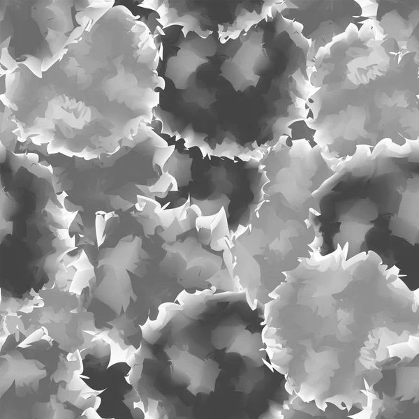Czarno-białe akwarela tekstura tło zachwycający streszczenie czerni i bieli bez szwu — Wektor stockowy