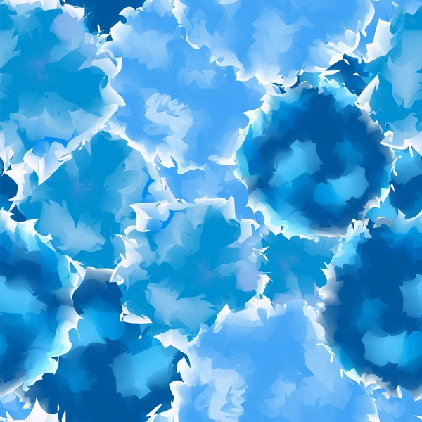 Kék háttér zökkenőmentes akvarell textúra kecses absztrakt kék zökkenőmentes akvarell textúra — Stock Vector