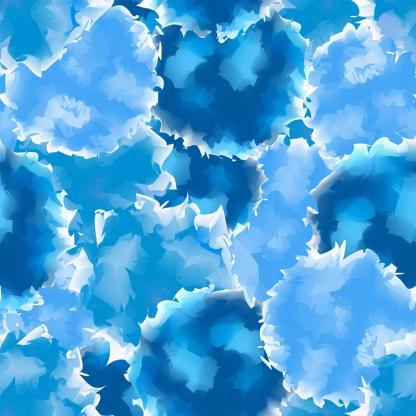Kék háttér zökkenőmentes akvarell textúra csodálatos absztrakt kék zökkenőmentes akvarell textúra — Stock Vector