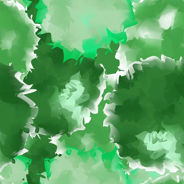 Gröna sömlös akvarell textur rättvis abstrakt grön sömlös akvarell bakgrundsstruktur — Stock vektor