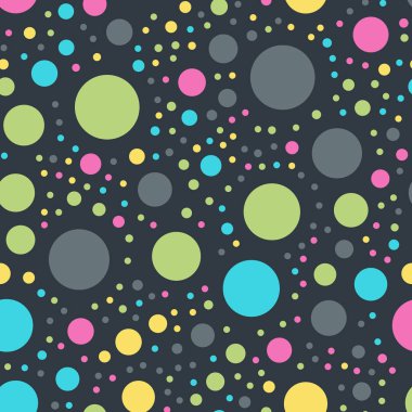 Renkli lekeli seamless modeli siyah 10 arka plan güzel klasik renkli lekeli