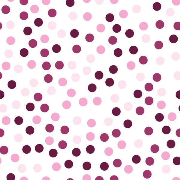Kleurrijke polka dots naadloze patroon op zwart 22 achtergrond Bizarre klassieke kleurrijke polka dots — Stockvector